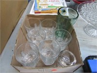 TRAY LOT OF GLASSES