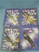 4 ERTL Die-Cast "Force One" Helicopters