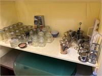 Assorted Glassware and Tea Service