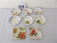 6 Plates Hallmark & 2 Plates Nature's Journey