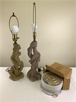 Vintage lamps / ceiling light in box