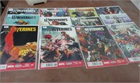 (12) Wolverines Comic Books