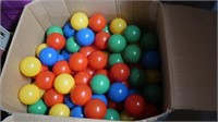 Lg Box of Plastic Play Balls