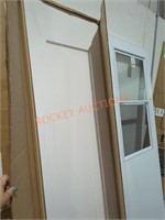 24" x 80" white interior door