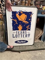 Double Sided Metal Lottery Sign