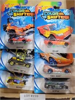 6 DIFFERENT NOS COLOR SHIFTER HOTWHEELS