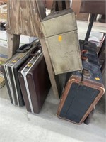 Briefcases , metal box