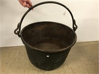 Large copper bucket