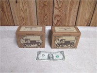 2 Ertl 1904 Knox Delivery Wagons in Boxes