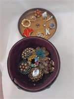 Vintage Box w/ Vintage Jewelry