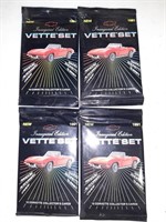 Lot of 4 Vette Set packs - Corvette Trading cards