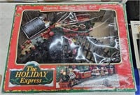 (Y) Holiday Express Musical Train Set. Box Is 25"