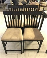 Counter Height Chairs with Upholstered Seats