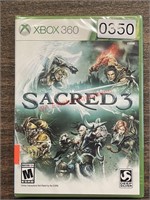 Sealed XBox 360 Sacred 3 Mature Video Game
