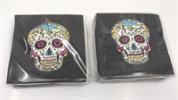 2 New Packs Of Day Of The Dead Skull Party Napkins