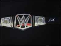 WWE WWF KANE SIGNED TOY CHAMPIONSHIP BELT