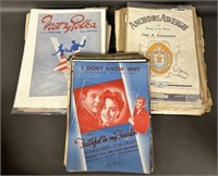 Vintage Music Sheets & Booklets