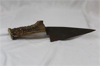 Elk Antler Handle Knife