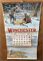 NOS 1962 Winchester Wall Calendar 27in x 14in