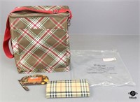Picnic Tote, Wallet, Luggage Tag 3pc