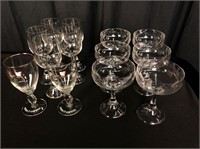 Glass Stemware Lot