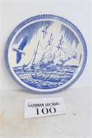 Moby Dick Plate by Vernon Kilns