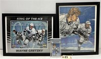 Wayne Gretzky - Custom Graded Card, Ltd Ed Prints