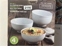 Denmark 4-piece All-Purpose Bowls