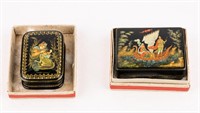 Palekh Russian Lacquer Boxes