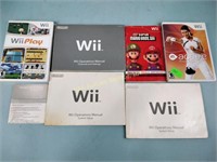 Wii games and manuals