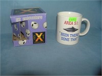 Alien encounter space mug from Area 51