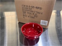 Bid X24 Red Soup Bowls 16oz.
