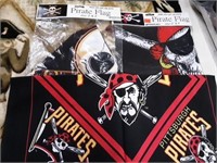PIRATE BANDANNA  AND FLAGS LOT