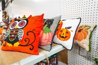 4 Fall / Halloween Pillows