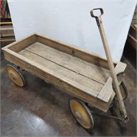Antique Wood"Cannon Ball" Wagon