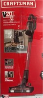 CRAFTSMAN CORDLESS STICK VAC RETAIL $150