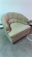Vintage 50's swivel armchair