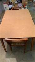 Vintage Formica top table/2 chairs