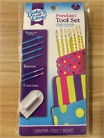 Baked With Love 6pc Fondant Tool Set for Baking