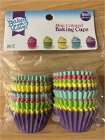 Baked With Love Mini Baking Multicolor Cups 260ct