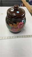 Flower cookie jar
