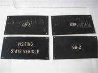 Parking Space Plastic Signs  14x7 inches