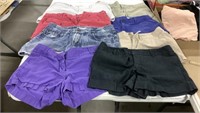 8 shorts- Mossimo, J Crew, Arizona, Gap, sizes