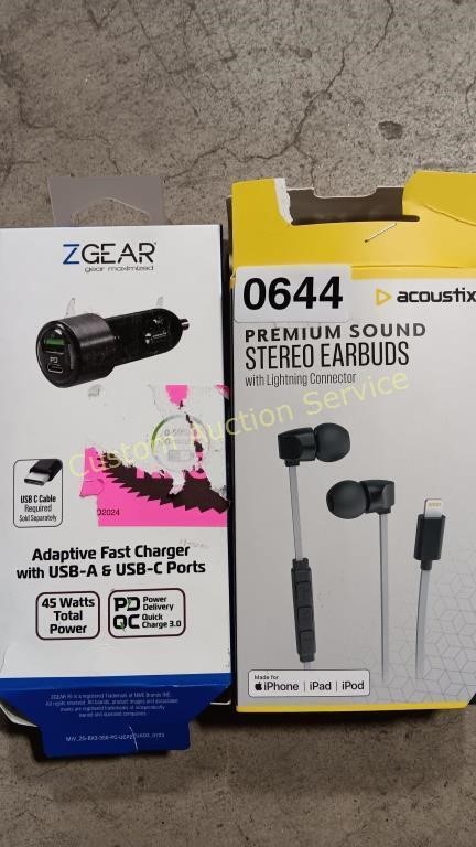 FAST CHARGER ACOUSTIC EARBUDS