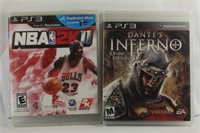 PS3 NBA 2K11 & DANTE'S INFERNO DIVINE EDITION