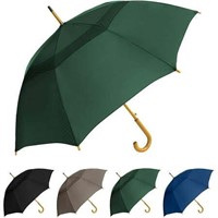 48 Arc Auto Wind Resistant Umbrella  Green