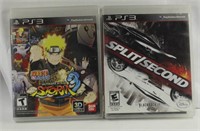 PS3 NARUTO ULTIMATE NINJA STROM & SPLIT/SECOND