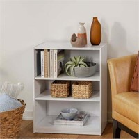 Mainstays 3-Shelf Adjustable Bookcase  White