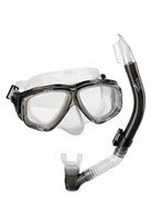 Speedo Adult Adventure Mask/Snorkel Set - Smoke