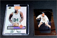 (2) Paul Pierce cards; 1998 Upper Deck SP Top